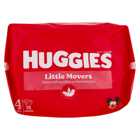 Huggies ultra comfort Pannolini 4 7-18 Kg 18 pz